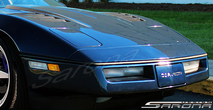 Custom Chevy Corvette  All Styles Hood Scoop (1991 - 1996) - $450.00 (Part #CH-012-HS)
